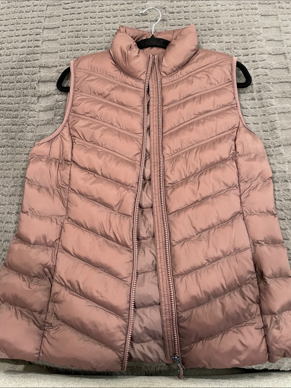 32 Degrees Quilted Puffer Vest in Brown